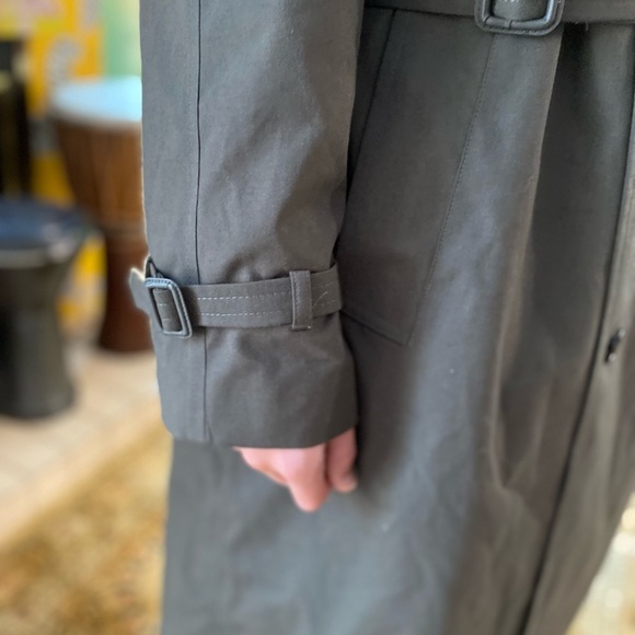 Dark Oversized Trench Coat Weatherman size 40 - Picture 13 of 16